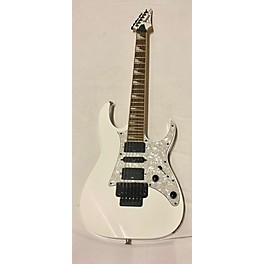 Used Ibanez Used Ibanez RG350DXZ White Solid Body Electric Guitar