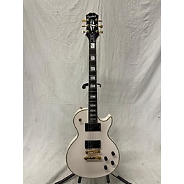 Used Epiphone Used Epiphone Matt Heafy Les Paul Custom Alpine White Solid Body Electric Guitar