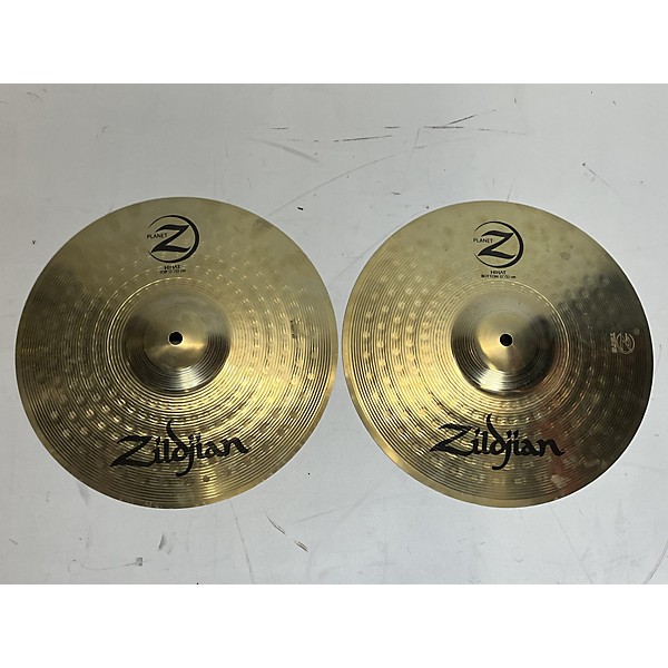 Used Zildjian 13in Planet Z Hi Hat Pair Cymbal