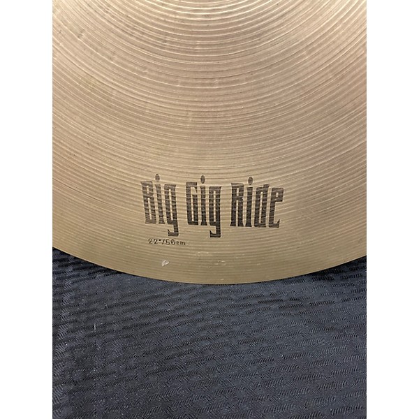 Used Tosco 22in BIG GIG RIDE Cymbal