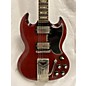 Vintage Gibson Vintage 1961 Gibson SG W/ Sideways Vibrola Cherry Solid Body Electric Guitar