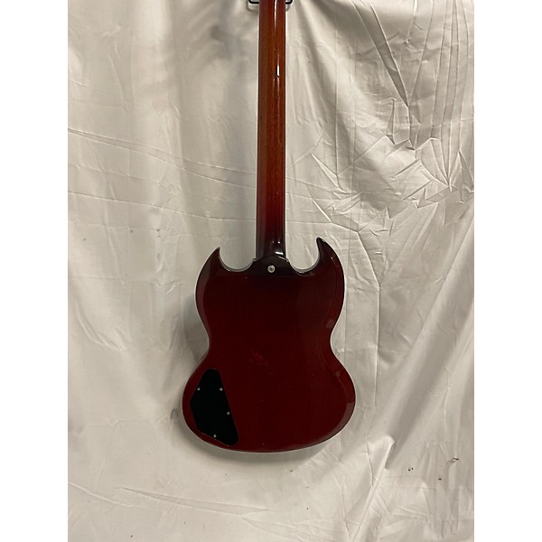 Vintage Gibson Vintage 1961 Gibson SG W/ Sideways Vibrola Cherry Solid Body Electric Guitar