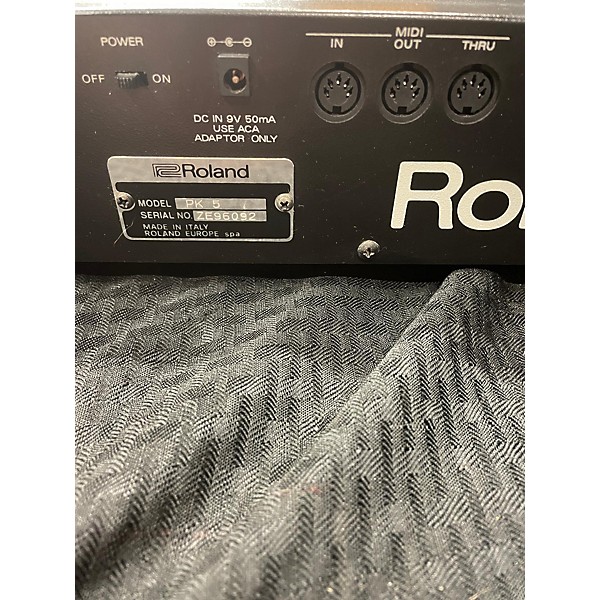 Used Roland 2012 PK-5 Dynanic Midi Pedal MIDI Foot Controller