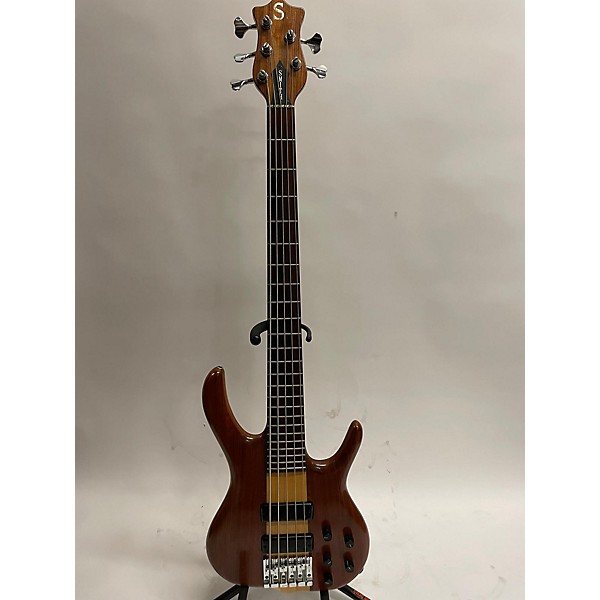 Used Ken Smith BSR5 5 String Bubinga Electric Bass Guitar