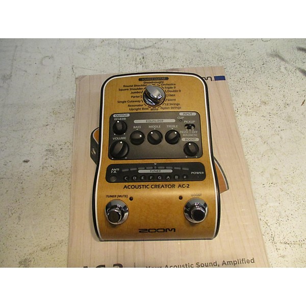 Used Zoom AC-2 Acoustic Creator Effect Processor