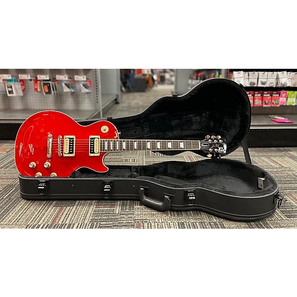 Used Gibson Used Gibson Les Paul Classic Trans Red Solid Body Electric Guitar