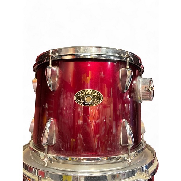Used TAMA 5 Piece Imperialstar Cherry Red Drum Kit