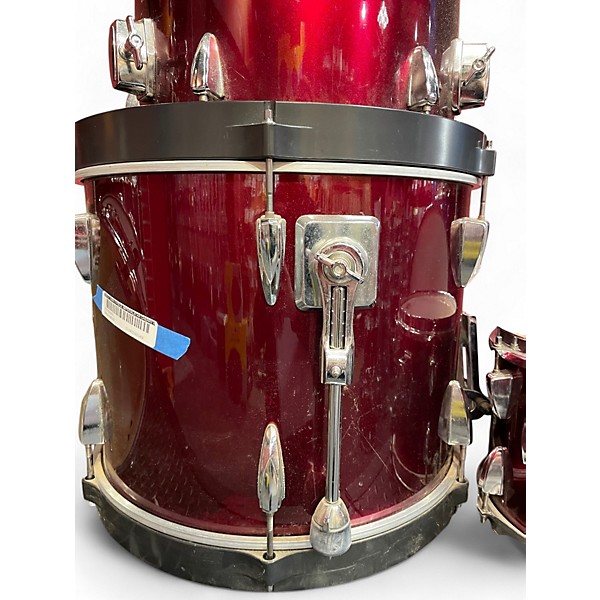 Used TAMA 5 Piece Imperialstar Cherry Red Drum Kit