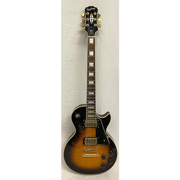 Used Epiphone Used Epiphone Les Paul Custom 2 Color Sunburst Solid Body Electric Guitar