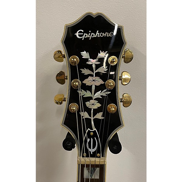 Used Epiphone Used Epiphone Sheraton II Black Hollow Body Electric Guitar