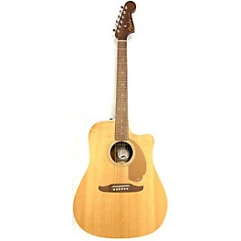 Used Fender Used Fender Sonoran SCE California Custom Dreadnought Natural Acoustic Electric Guitar