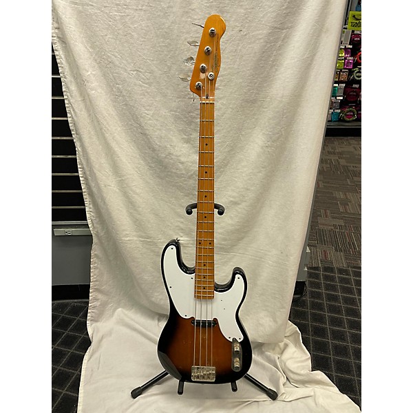 Used Squier Used Squier Vintage Modified Telecaster Bass 2 Color Sunburst Electric Bass Guitar