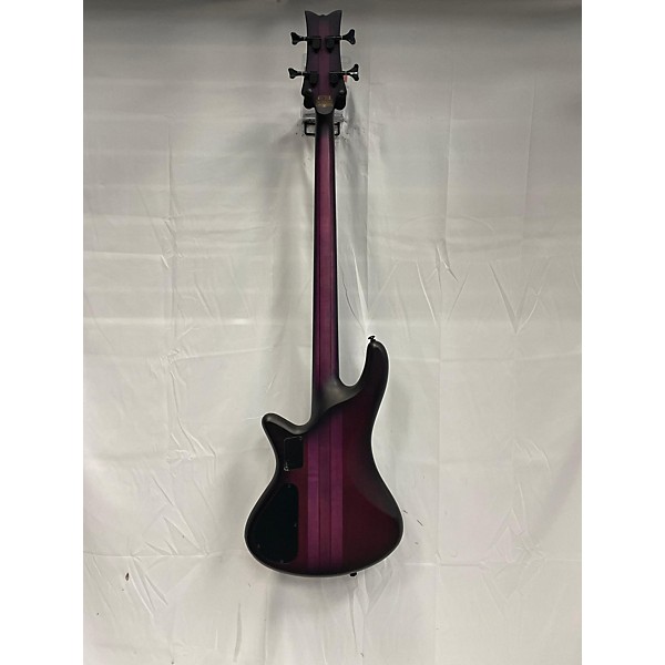 Used Schecter Guitar Research Used Schecter Guitar Research Stiletto Studio 4 Trans Purple Electric Bass Guitar