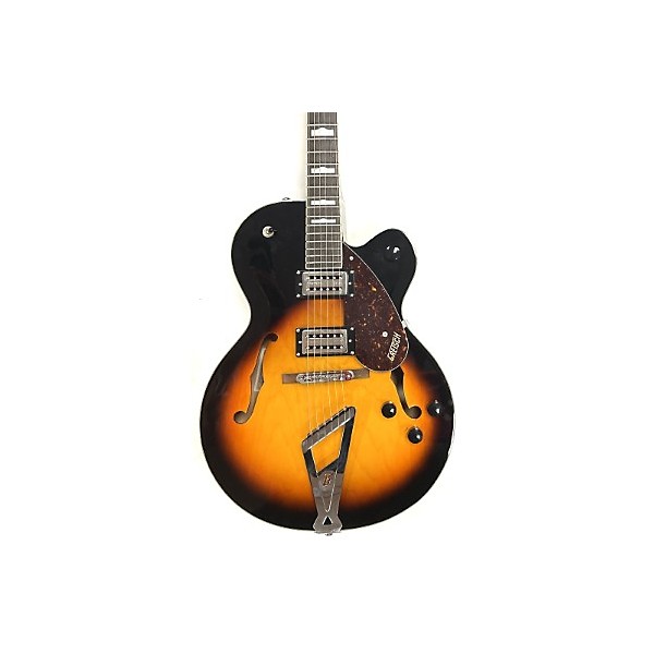 Used Gretsch Guitars Used Gretsch Guitars G2420 Sunburst Hollow Body Electric Guitar