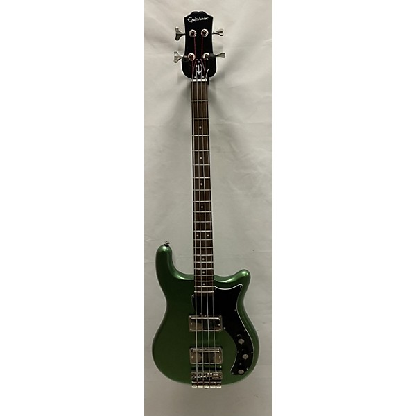 Used Epiphone Used Epiphone Embassy Pro Emerald Green METALLIC Electric Bass Guitar