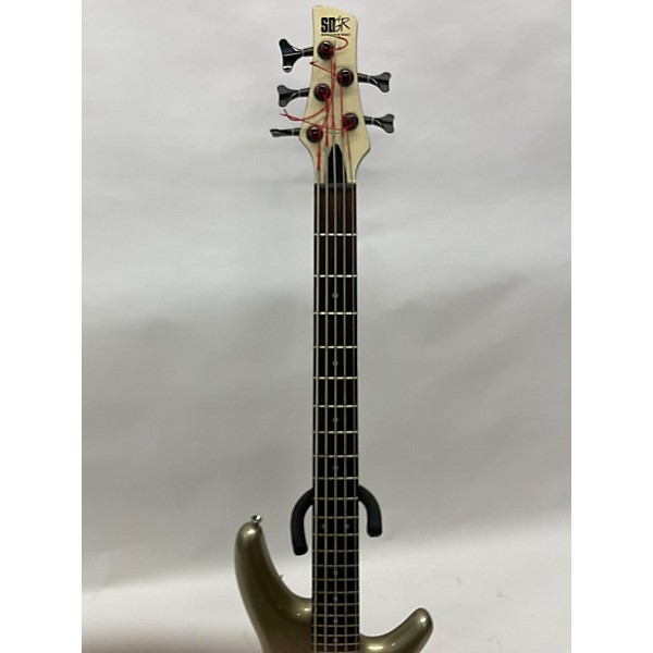 Used Ibanez Used Ibanez SR1305 Silver Electric Bass Guitar