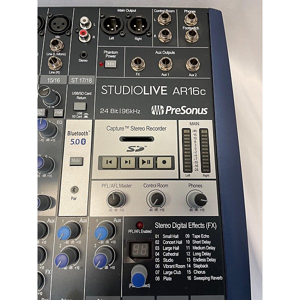 Used PreSonus Used PreSonus Studio Live Ar16c Powered Mixer