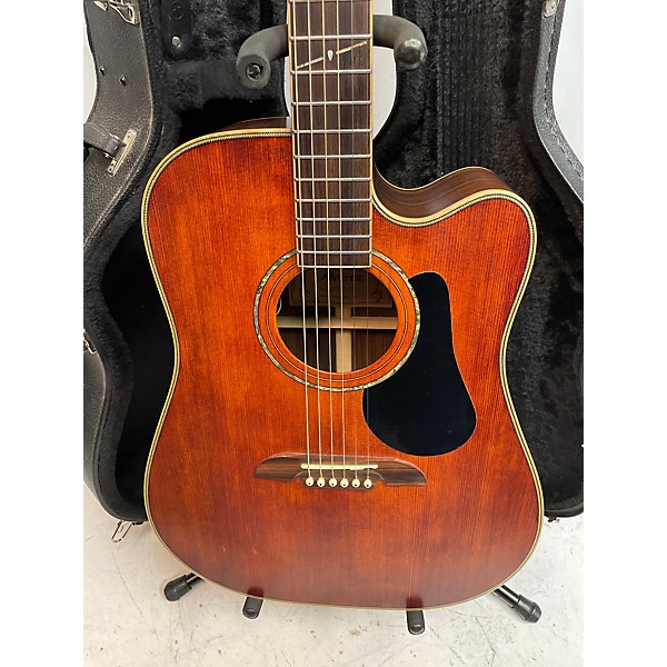 Used Alvarez Pd85sc Acoustic Electric Guitar