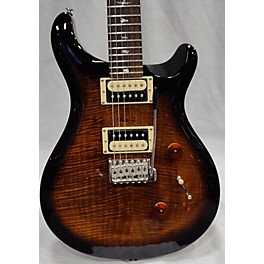 Used PRS Used PRS SE Custom 24 Black Gold Sunburst Solid Body Electric Guitar