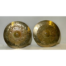 Used MEINL 15in Byzance Dual Hi Hat Cymbals Cymbal