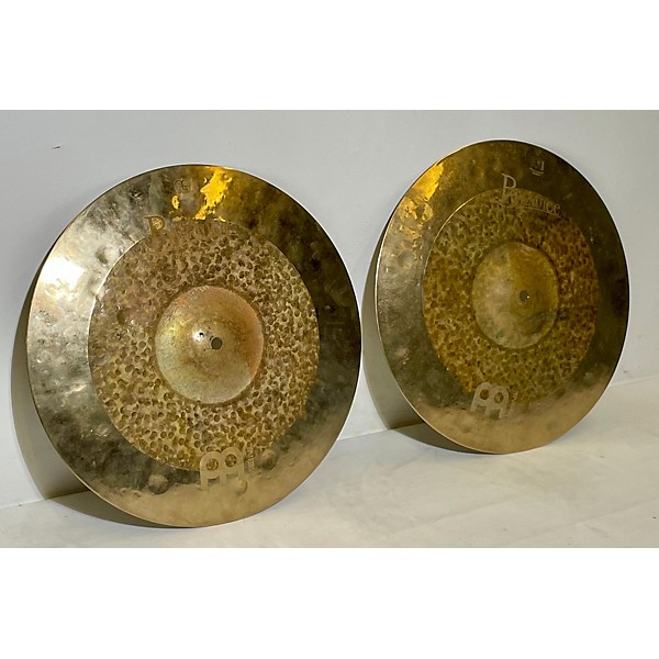 Used MEINL 15in Byzance Dual Hi Hat Cymbals Cymbal