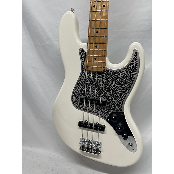 Used Fender Used Fender Player Jazz Bass Arctic White Electric Bass Guitar