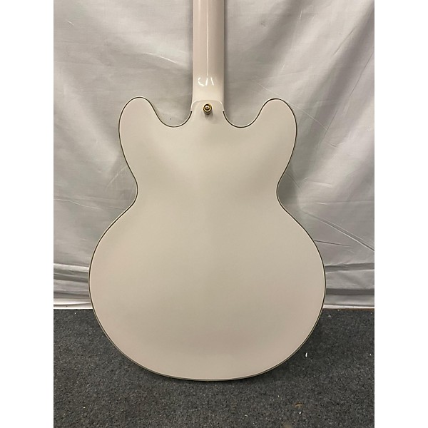 Used Epiphone Used Epiphone Emily Wolfe "White Wolfe" Sheraton White Hollow Body Electric Guitar