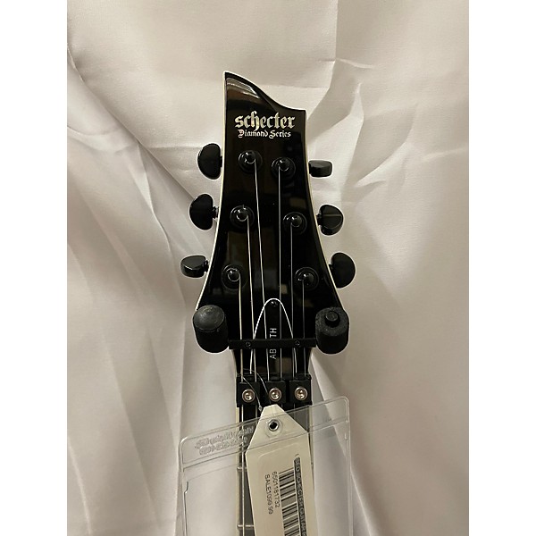 Used Schecter Guitar Research Used Schecter Guitar Research RavenDark Black Solid Body Electric Guitar