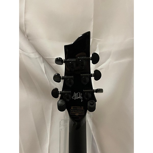 Used Schecter Guitar Research Used Schecter Guitar Research RavenDark Black Solid Body Electric Guitar