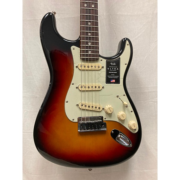 Used Fender Used Fender American Ultra Stratocaster Tobacco Sunburst Solid Body Electric Guitar