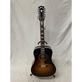 Used Landscape Audio Used Gibson Hummingbird Pro 12 String Honey Burst 12 String Acoustic Guitar