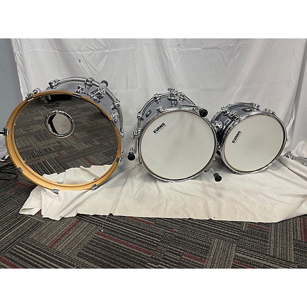 Used Used NATAL 3 piece ASH 3 PIECE Silver Sparkle Drum Kit