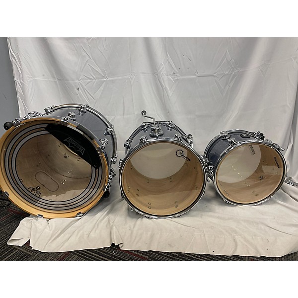 Used Used NATAL 3 piece ASH 3 PIECE Silver Sparkle Drum Kit