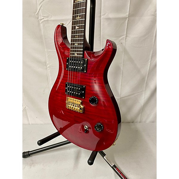 Used PRS Used PRS Private Stock Custom 24 Trans Red Solid Body Electric Guitar