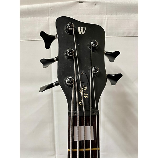 Used Warwick Used Warwick Corvette Double Buck 5 String Trans Blue Electric Bass Guitar