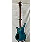 Used Warwick Used Warwick Corvette Double Buck 5 String Trans Blue Electric Bass Guitar