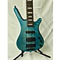 Used Warwick Used Warwick Corvette Double Buck 5 String Trans Blue Electric Bass Guitar