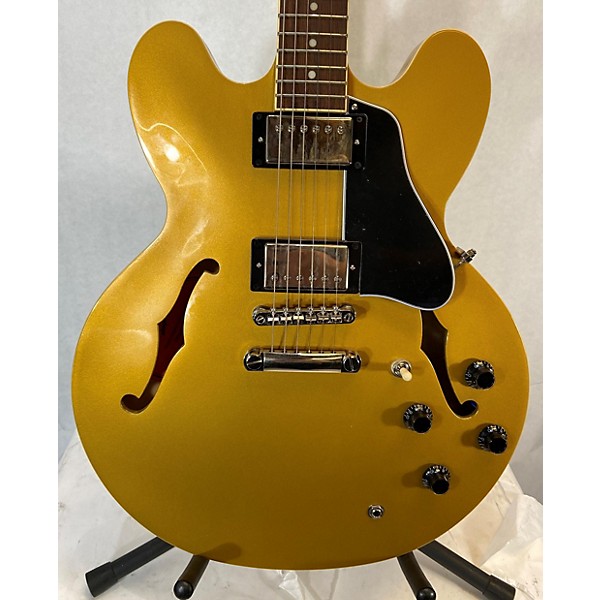 Used Epiphone Used Epiphone ES335 Metallic Gold Hollow Body Electric Guitar