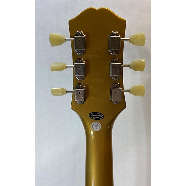 Used Epiphone Used Epiphone ES335 Metallic Gold Hollow Body Electric Guitar