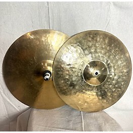 Used Paiste 14in Signature Medium Hi Hat Pair Cymbal