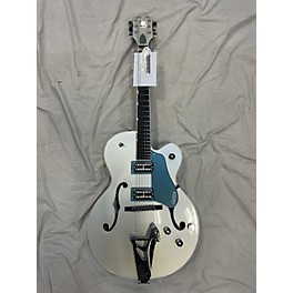 Used Gretsch Guitars Used Gretsch Guitars G6118T-140 Silver Hollow Body Electric Guitar