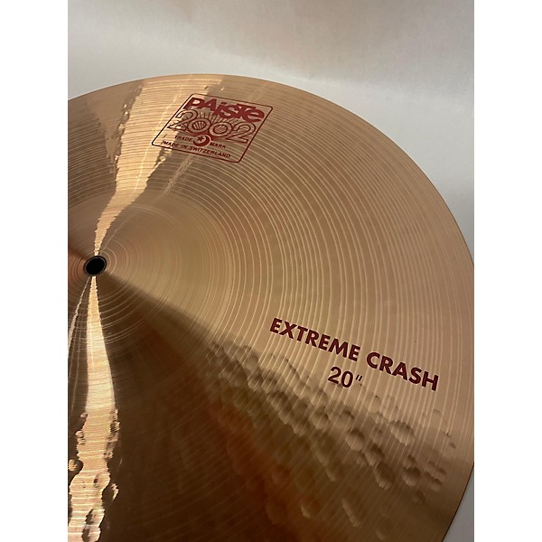 Used Paiste Used Paiste 20in 2002 Extreme Crash Cymbal