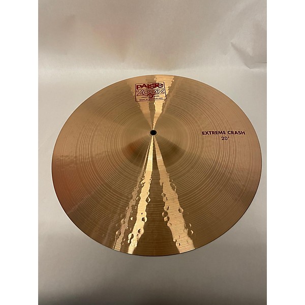 Used Paiste Used Paiste 20in 2002 Extreme Crash Cymbal