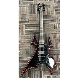 Used B.C. Rich Used B.C. Rich WARLOCK WMD SOB BLACK AND RED Solid Body Electric Guitar