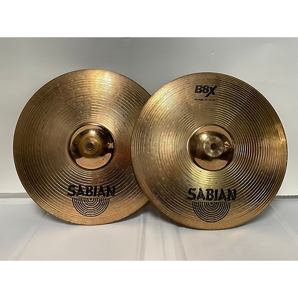 Used SABIAN Used SABIAN 14in B8X 14in. Pair Cymbal