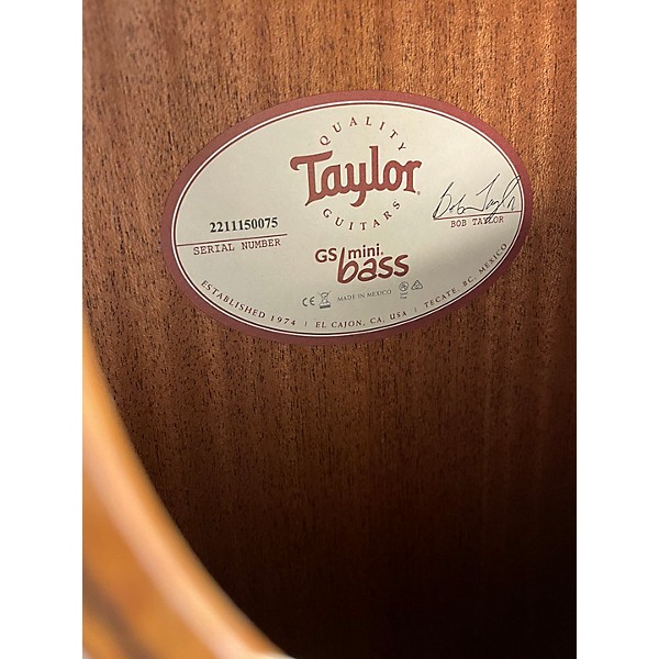 Used Taylor Used Taylor GS Mini-e Bass Natural Acoustic Bass Guitar