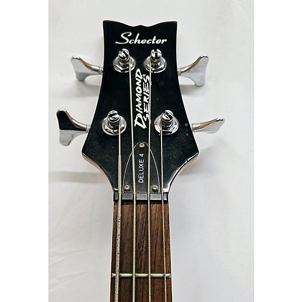 Used Schecter Guitar Research Used Schecter Guitar Research Diamond Series Deluxe 4 Black Electric Bass Guitar