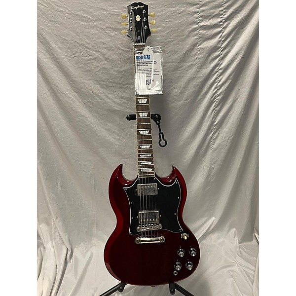 Used Epiphone Used Epiphone SG Standard Candy Apple Red Solid Body Electric Guitar