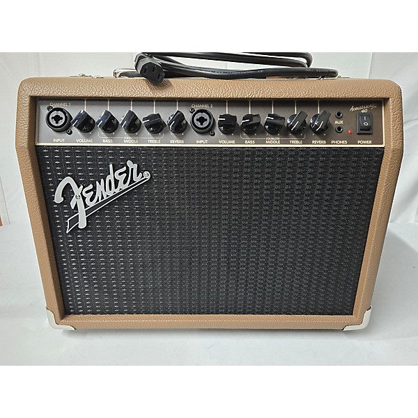 Used Fender Acoustasonic Jr 40W Acoustic Guitar Combo Amp