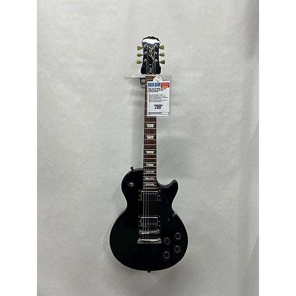 Used Epiphone Used 2003 Epiphone Les Paul Studio Ebony Solid Body Electric Guitar